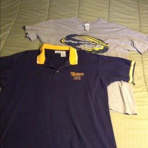 Michigan Wolverines Mens Polo & Tee Size XL